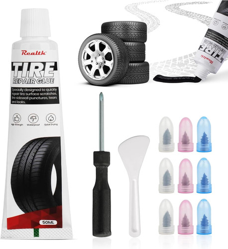 Colle pneu voiture 50ml avec - colle,